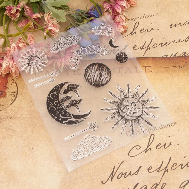 Sun Moon Clear Stamps 03 Sun Moon Clear Stamps 03