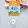 Sun Mountain Peak And Sea Metal Cutting Dies 00