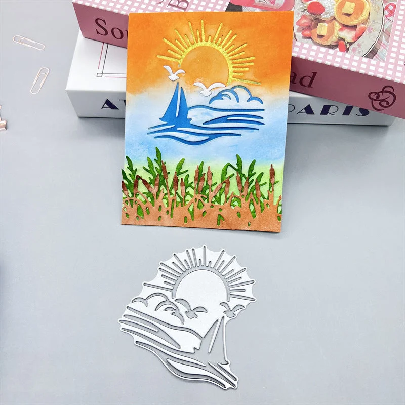 Sun Mountain Peak And Sea Metal Cutting Dies 00 Sun Mountain Peak And Sea Metal Cutting Dies 00