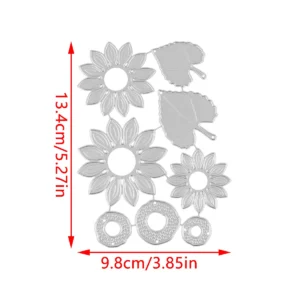 Sumflying Sunflower Metal Cutting Dies - product photo 2 of 6