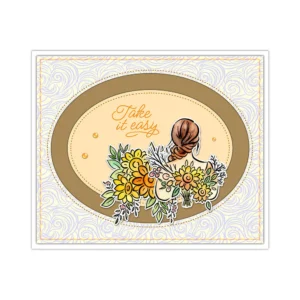 Sumflying Sunflower Woman Grace Clear Stamps Sunflower Woman Clear Stamps 05