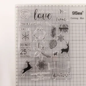 Surprise On December 25 Stamp Set - detail view | clear stamp