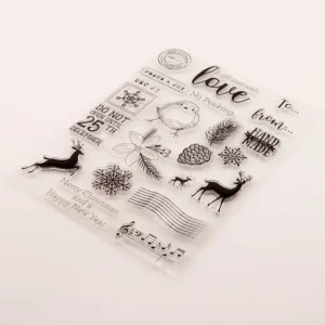 Surprise On December 25 Stamp Set - lifestyle photo | clear stamp