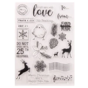 Surprise On December 25 Stamp Set - packaging photo | clear stamp