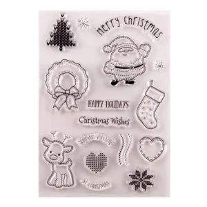 Sweet Christmas Stamp Set - packaging photo | clear stamp