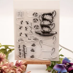 Tea Cups Clear Stamp Set