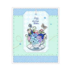 Teacup Flower Cluster Clear Stamps 05
