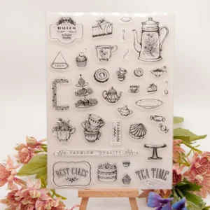 Teahouse Stamp Set - main product photo | clear stamp