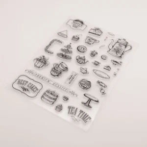 Teahouse Stamp Set - lifestyle photo | clear stamp