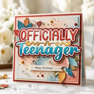 Sumflying Officially Teenager Words Metal Cutting Dies Teenager 3d Diy 20261006 01