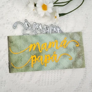 Text for Parents main product photo | word metal cutting dies