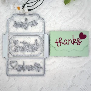 Thank You Envelope product photo 3 | word metal cutting dies