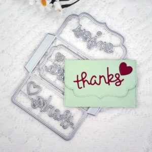 Thank You Envelope product photo 4 | word metal cutting dies