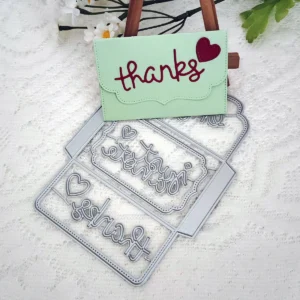 Thank You Envelope product photo 5 | word metal cutting dies