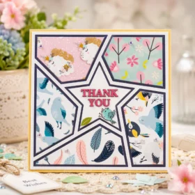 Sumflying Pentagram Lattice Background Frame Metal Cutting Dies