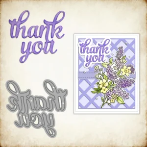 Thank You Words Metal Cutting Dies 00