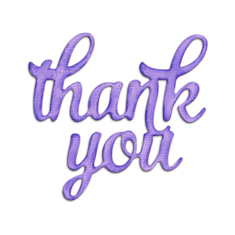 Thank You Words Metal Cutting Dies 01 Thank You Words Metal Cutting Dies 01