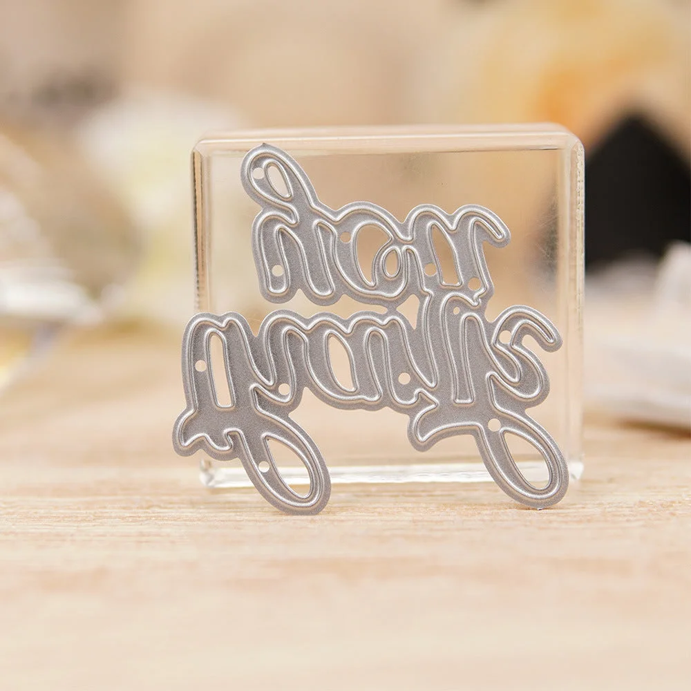 Thank You Words Metal Cutting Dies 05 Thank You Words Metal Cutting Dies 05