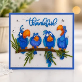 Sumflying Cute Little Birds Metal Cutting Dies