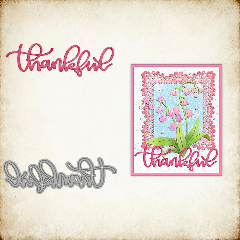 Thankful Words Metal Cutting Dies 00 Thankful Words Metal Cutting Dies 00