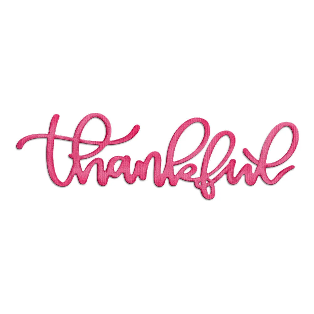 Thankful Words Metal Cutting Dies 01 Thankful Words Metal Cutting Dies 01