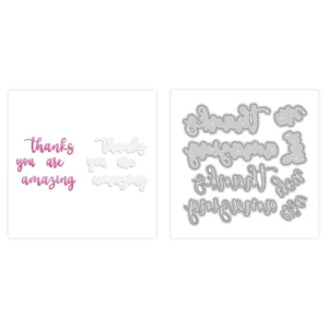 Sumflying "Thanks You Are Amazing" Phrase Metal Cutting Dies Thanks You Are Amazing Phrase Metal Cutting Dies 04