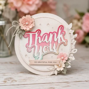 Sumflying "Thank you" Words Metal Cutting Dies Thankyou Frame B 20261006 02