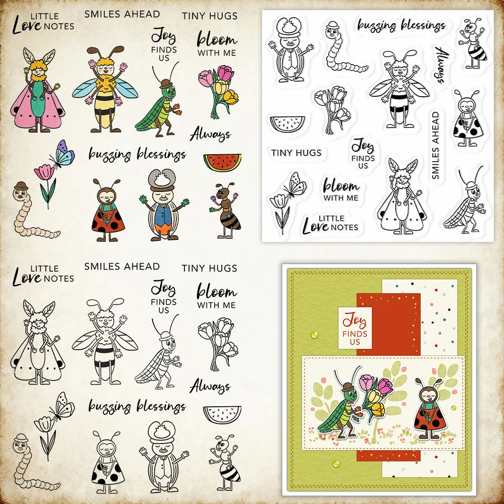 The World Of Insects Clear Stamps 00 The World Of Insects Clear Stamps 00