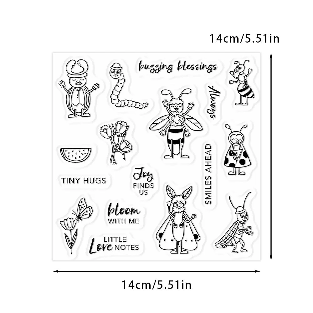 The World Of Insects Clear Stamps 02 The World Of Insects Clear Stamps 02