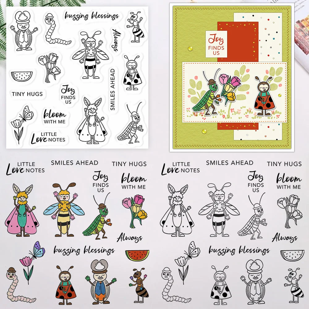 The World Of Insects Clear Stamps 03 The World Of Insects Clear Stamps 03