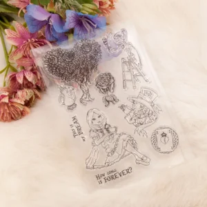 THIS IS MY DREAM Stamp Set - size chart | clear stamp