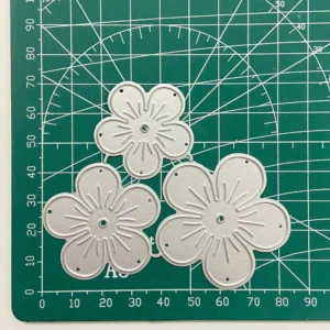 Sumflying Three Flowers Metal Cutting Dies - product photo 2 of 3