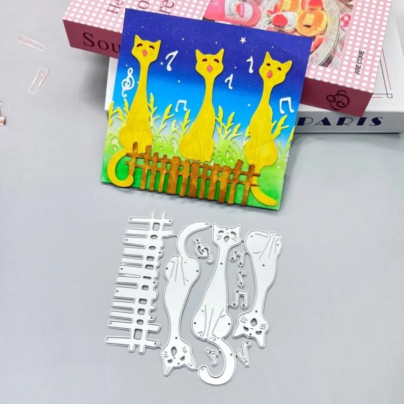 Three Singing Cats Metal Cutting Dies 00 Three Singing Cats Metal Cutting Dies 00