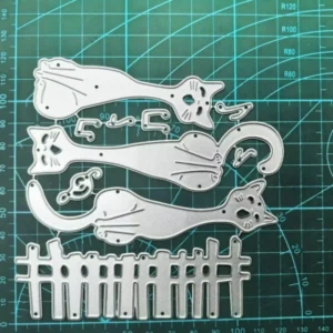 Three Singing Cats Metal Cutting Dies 01