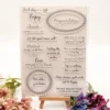 To the Family Letters Clear Stamp Set - main product photo | clear stamp