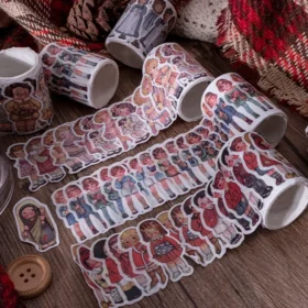 Tomato Soup Doll Character Washi Stickers