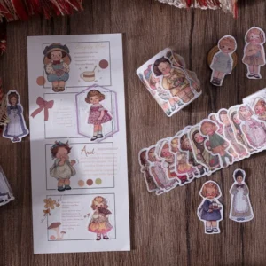 Tomato Soup Doll Character Washi Stickers Sumflying Tomato Soup Doll Character Washi Stickers - image 6