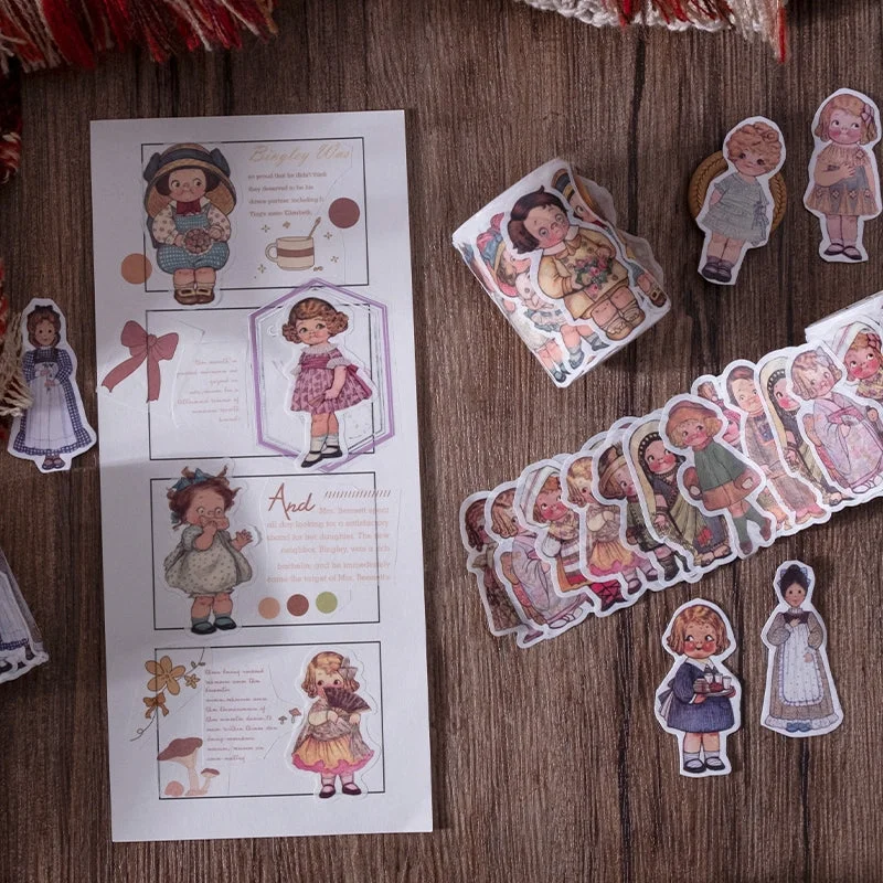 Sumflying Tomato Soup Doll Character Washi Stickers - image 6 Sumflying Tomato Soup Doll Character Washi Stickers - image 6