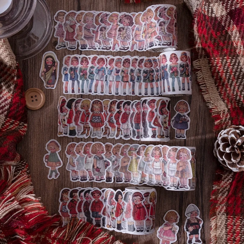 Sumflying Tomato Soup Doll Character Washi Stickers - image 7 Sumflying Tomato Soup Doll Character Washi Stickers - image 7
