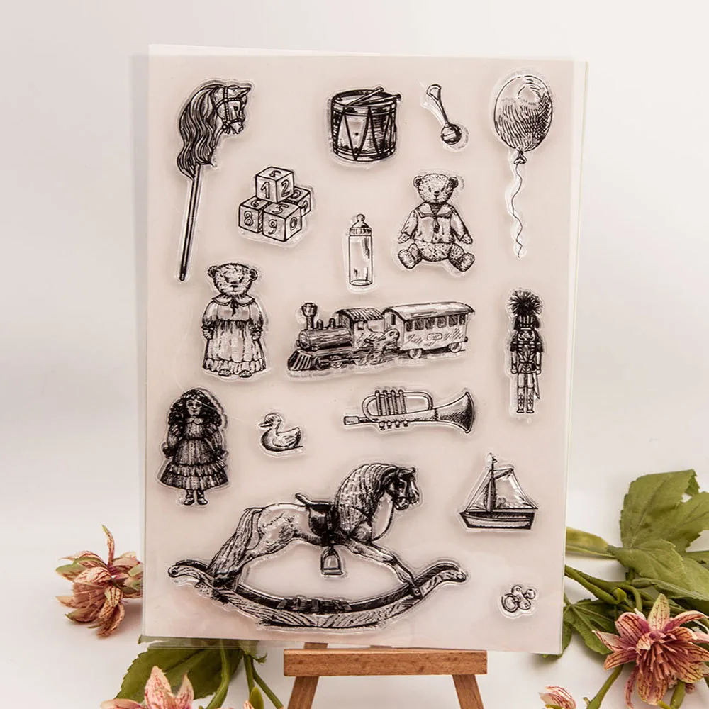 toys-clear-stamp-set-1 Toys Clear Stamp Set - main product photo | clear stamp