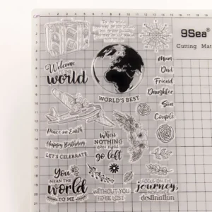 Travel Log Stamp Set Travel Log Stamp Set - detail view | clear stamp