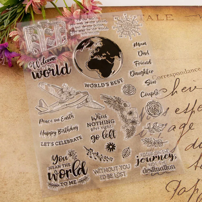 travel-log-stamp-set-3 Travel Log Stamp Set - size chart | clear stamp
