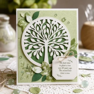 Tree Of Life Card Realistic 03