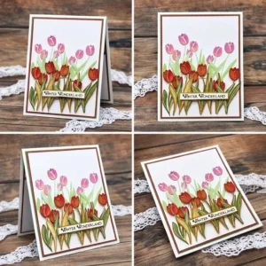 Sumflying Tulip Flowers Metal Cutting Dies - product photo 2 of 4