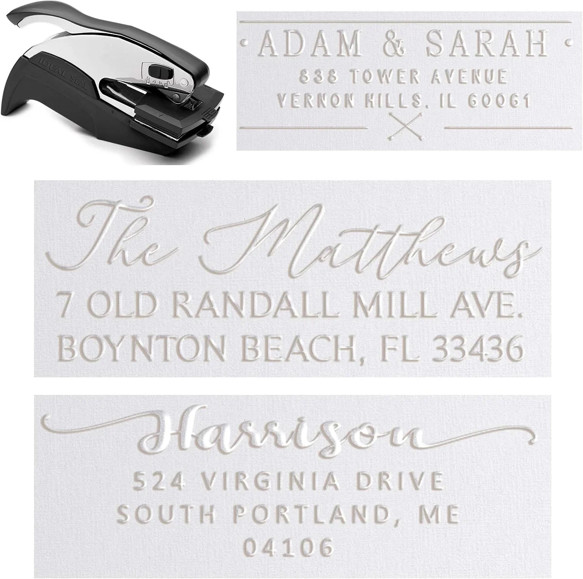 Best Custom Embossers in 2026: What We Learned Testing Personalized Embossing Stamps Desktop embosser with a custom name plate
