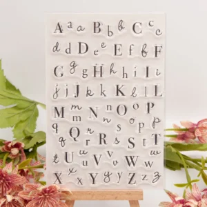 Upper Lowercase Letters Stamp Set - main product photo | clear stamp