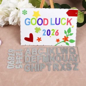 Uppercase Alphabet Number main product photo | word metal cutting dies