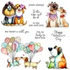 Valentines Day Dogs Clear Stamps 00