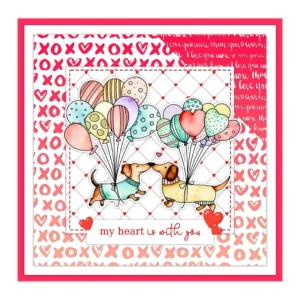 Sumflying Valentines Day Dogs Love Clear Stamps Valentines Day Dogs Clear Stamps 04