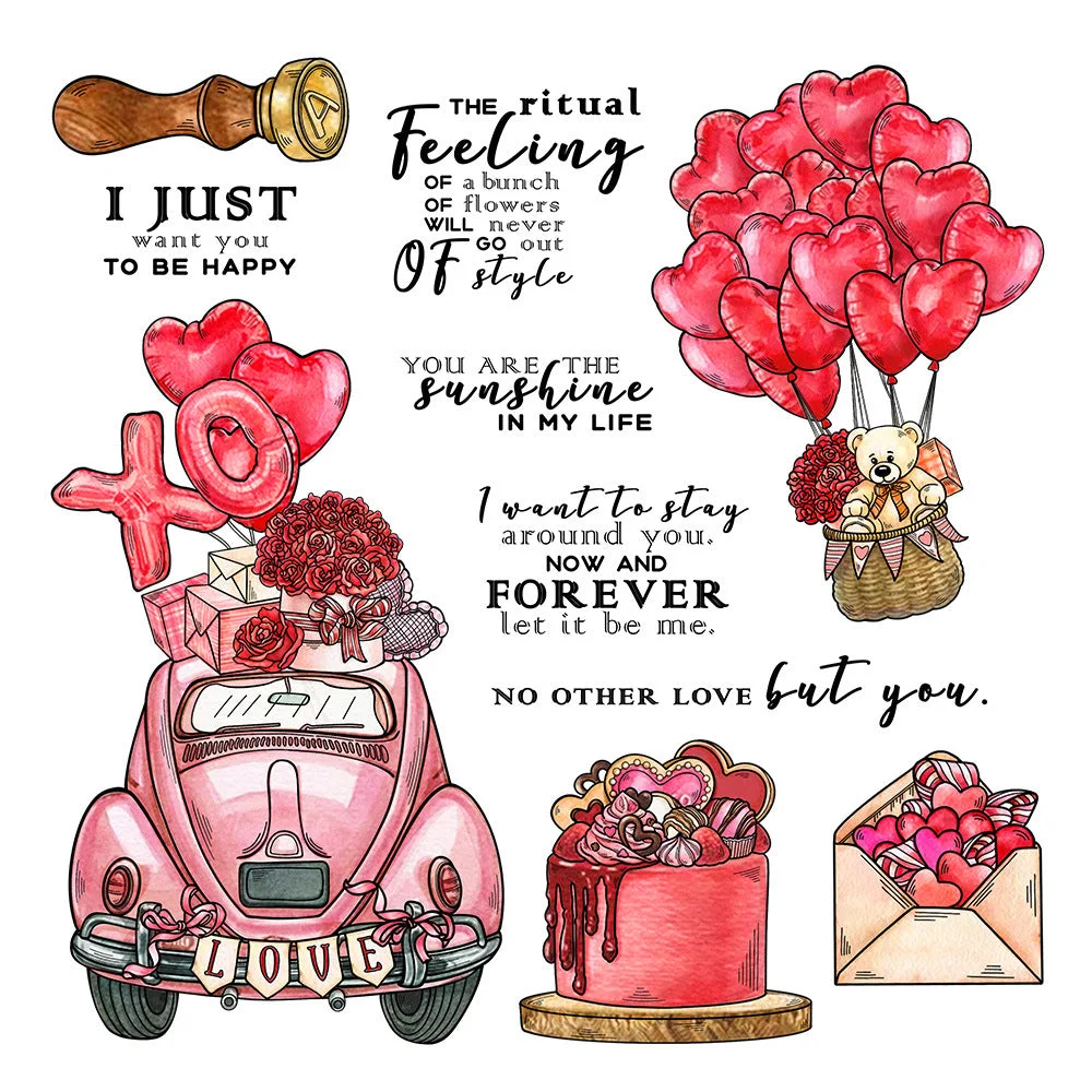 Valentines Day Theme Clear Stamps 3 00 Valentines Day Theme Clear Stamps 3 00